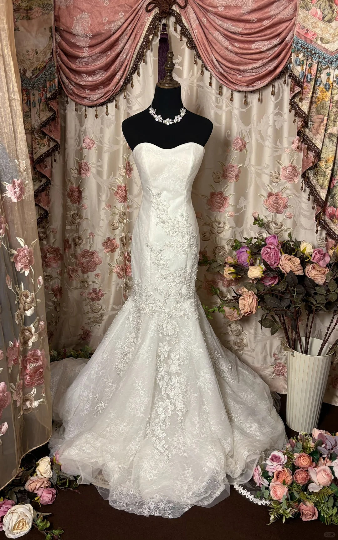 White Strapless Long Elegant Wedding Dresses Princess Bridal Gown fg7360