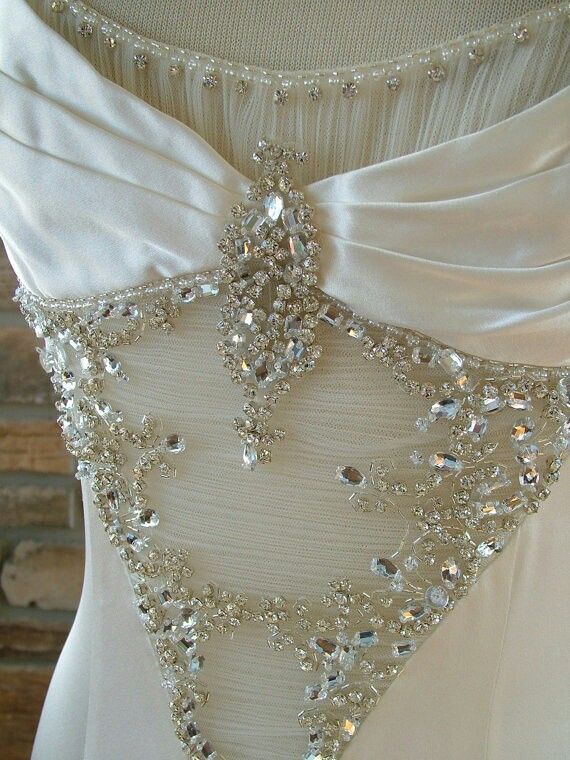 Vintage White Mermaid Prom Dress Wedding Dress fg7199
