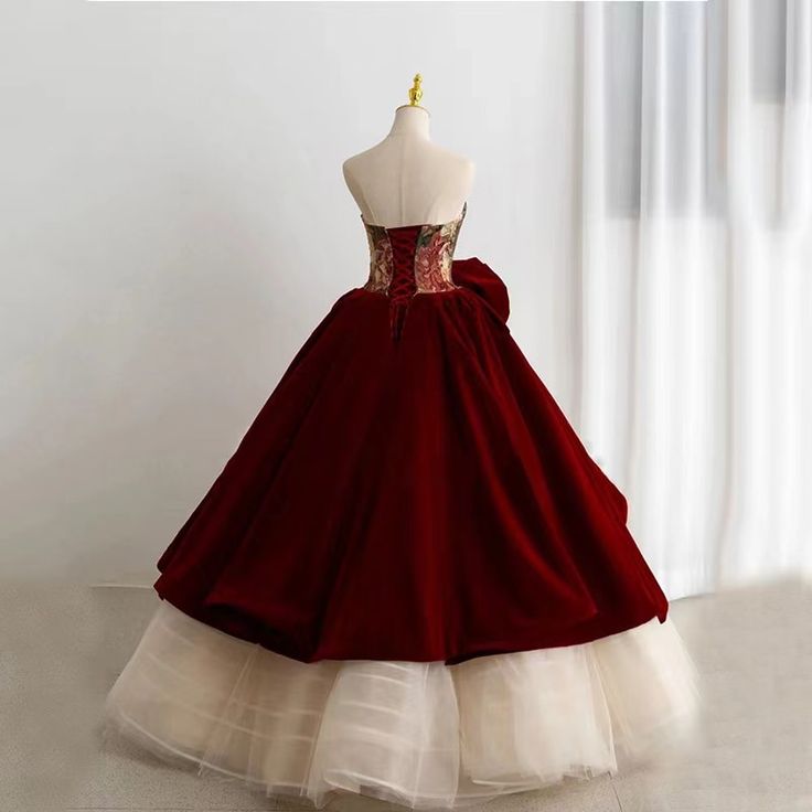Vestido de fiesta de cumpleaños sin tirantes, vestido de fiesta de lujo, vestido de fiesta de princesa, vestido de quinceañera único, hecho a medida fg6830