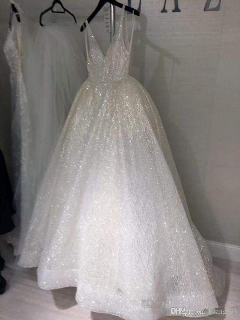 LTP0259,Vestidos de novia de encaje color marfil con escote en V y corte A, vestidos formales de fiesta de encaje color marfil con escote en V