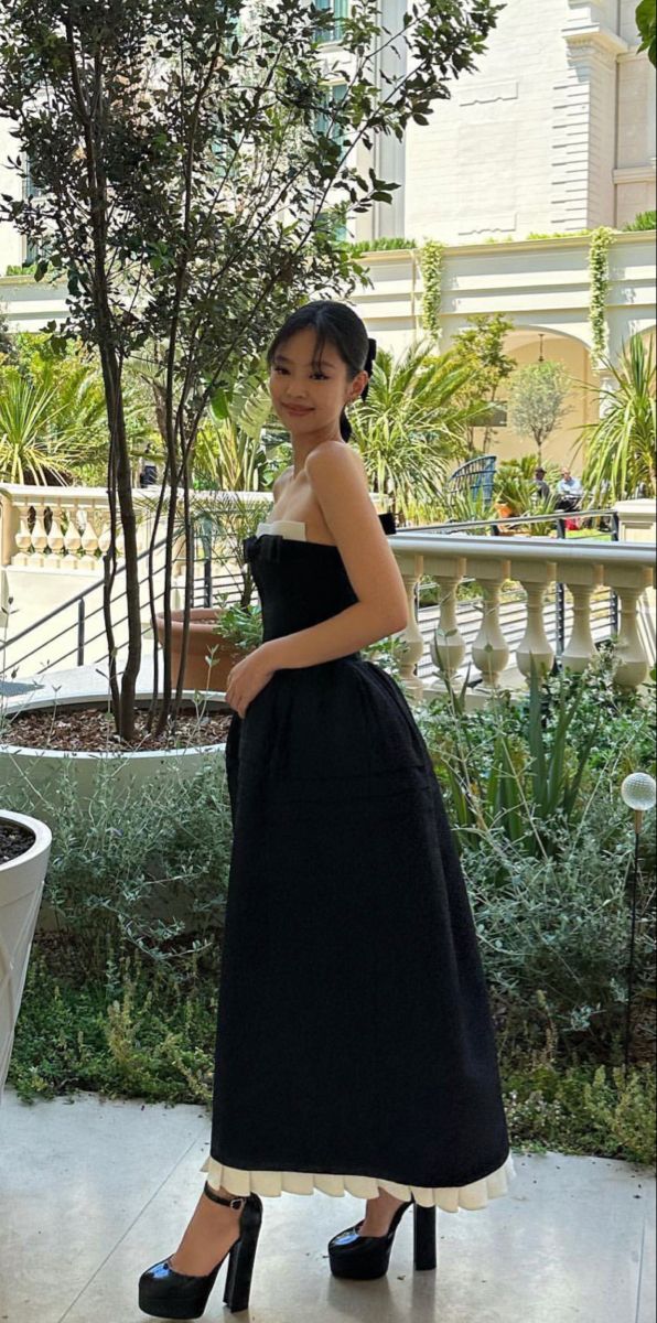 Vestido de fiesta de graduación negro de corte A, vestido de noche formal largo fg7489