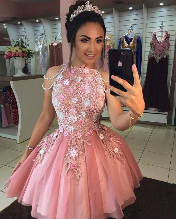 A-Line Short Homecoming Dress short party dress fg1068