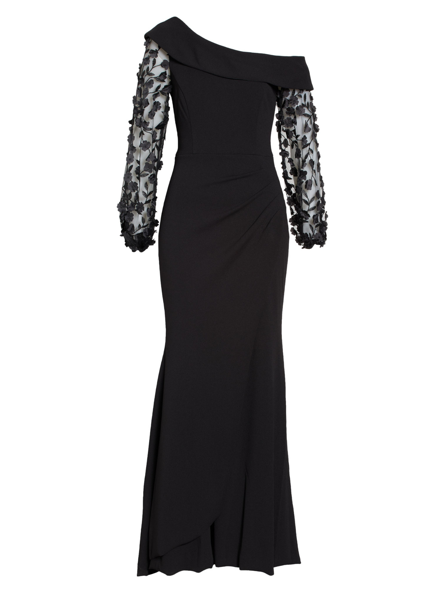 Mermaid/Trumpet One-shoulder Floor-Length Mother Of The Bride & Groom Dresses with Applique