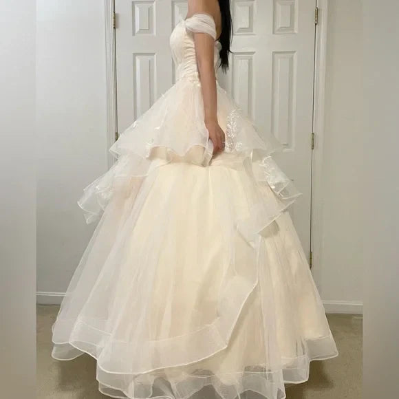 Dress Prom Dress Stores Lovely Off Shoulder Tulle A-Line Quinceanera Dress Birthday Dress Formal Dresses
