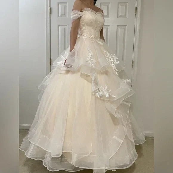 Dress Prom Dress Stores Lovely Off Shoulder Tulle A-Line Quinceanera Dress Birthday Dress Formal Dresses