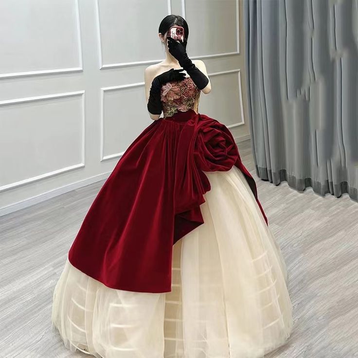 Vestido de fiesta de cumpleaños sin tirantes, vestido de fiesta de lujo, vestido de fiesta de princesa, vestido de quinceañera único, hecho a medida fg6830