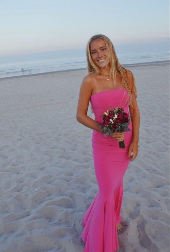 Vestido formal de sirena, vestido de fiesta con cola larga fg579