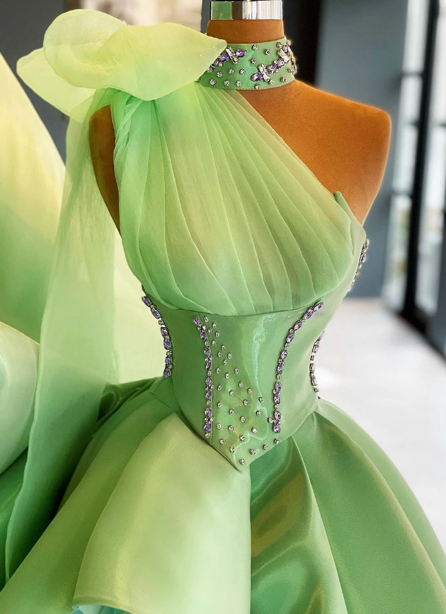 Vestido formal con volantes en capas y cintura alta sin mangas para mujer fg721