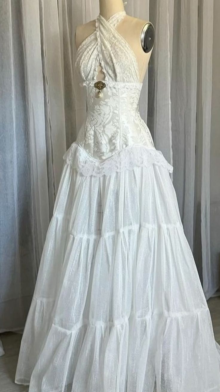 Vestido de fiesta formal de corte A con encaje Helter fg7264