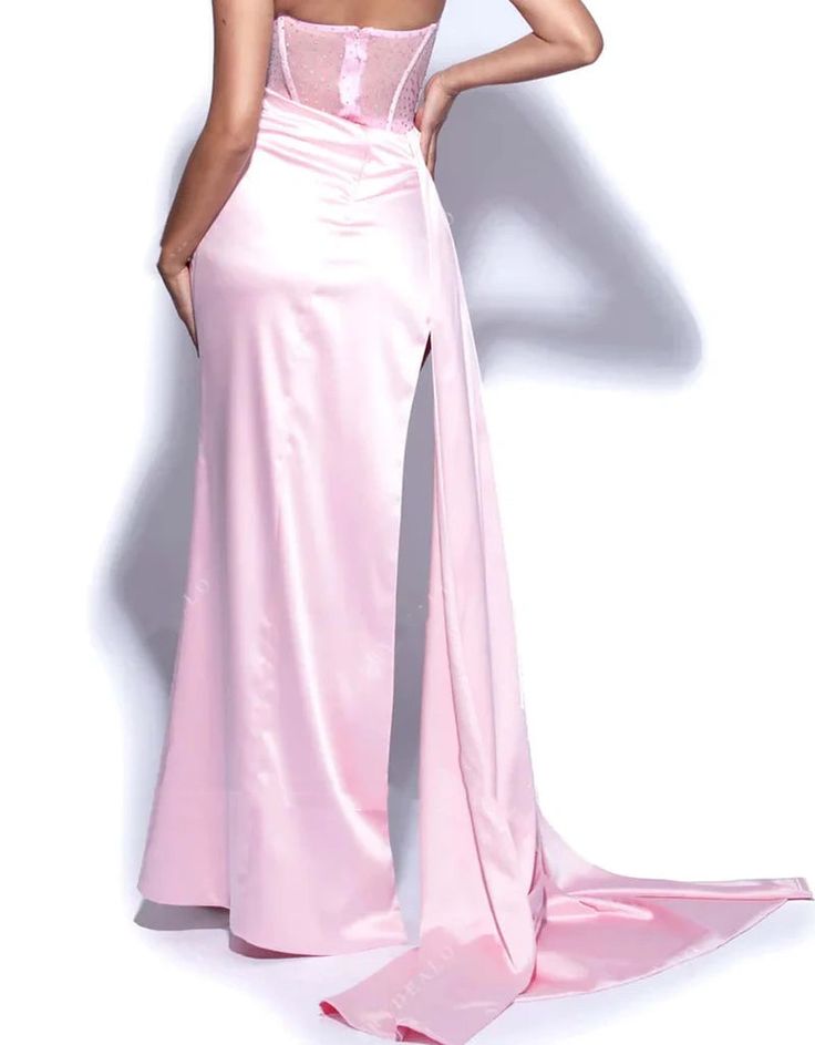 Vestidos de fiesta sin grapas con aberturas hasta el muslo, pliegues y abalorios, trajes de cumpleaños, vestido de noche fg7531