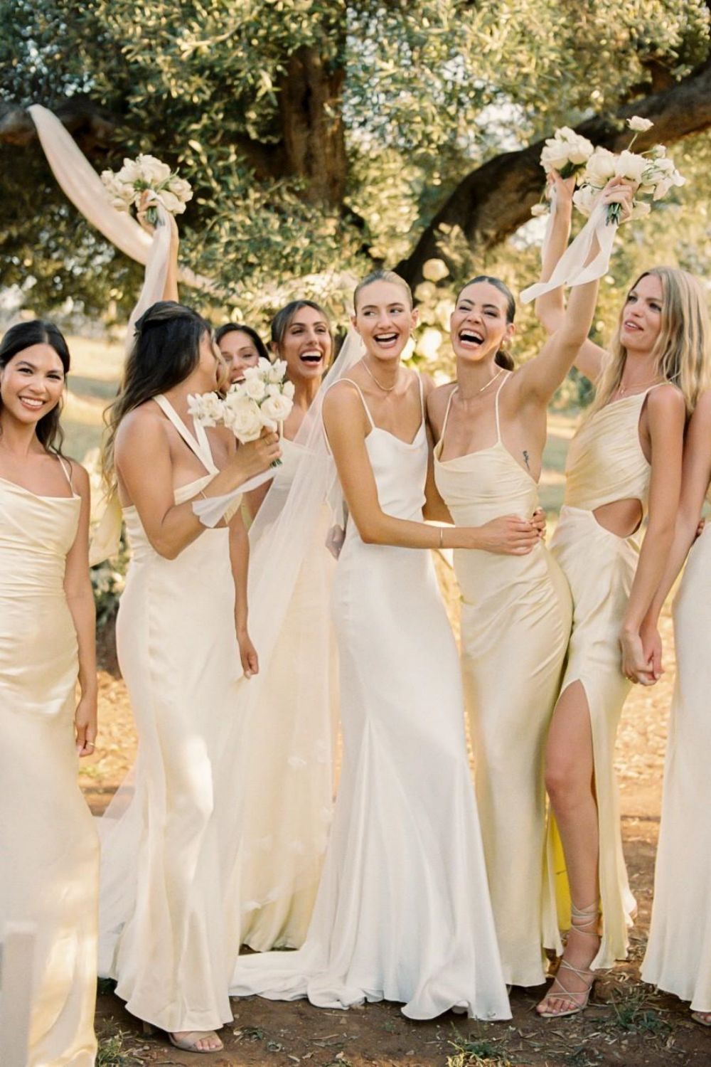 Simple Mermaid Spaghetti Straps White Long Wedding Dress