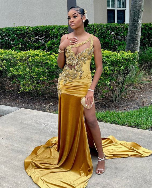 Impresionantes y elegantes vestidos de fiesta de princesa para graduación fg1137