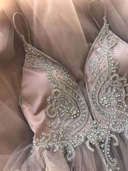 Vestido de novia de tul en forma de A de color morado ahumado, vestido de fiesta con parte superior brillante fg1861