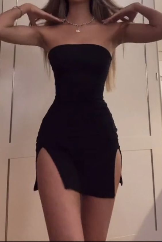 Vestidos de fiesta negros Vestidos de cóctel cortos fg1548