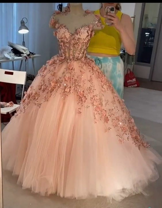 Vestidos de fiesta para mujer, vestidos de fiesta recién llegados, vestidos de noche con flores hechos a mano, vestidos de fiesta fg2476