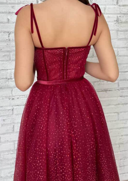Vestido de fiesta corto con escote en forma de corazón y tul brillante, vestido de fiesta de bienvenida fg1557