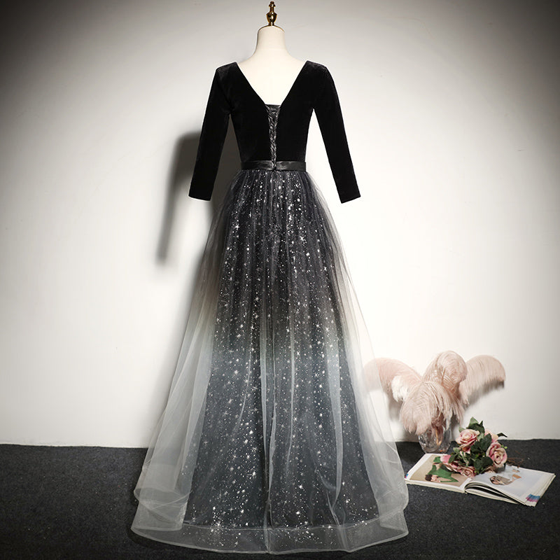 Vestido de noche largo, vestido de dama de honor, vestido de fiesta fg151