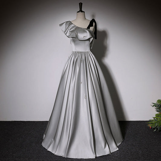 Vestido de dama de honor de corte A, vestido de noche, nuevo vestido de fiesta, vestidos de fiesta fg207