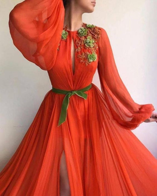 Vestido largo formal de fiesta o de noche fg573